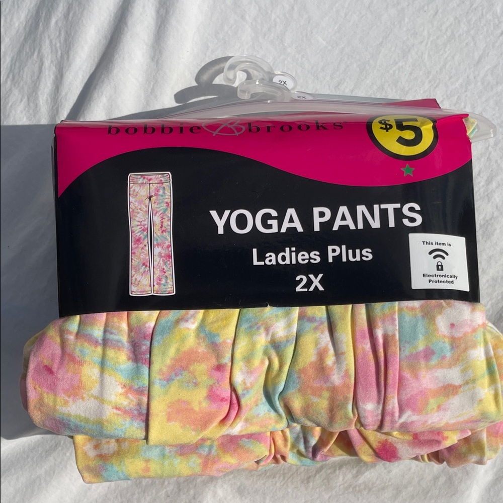 Bobbie Brooks Multicolor Ladies Plus 2X Yoga Pants